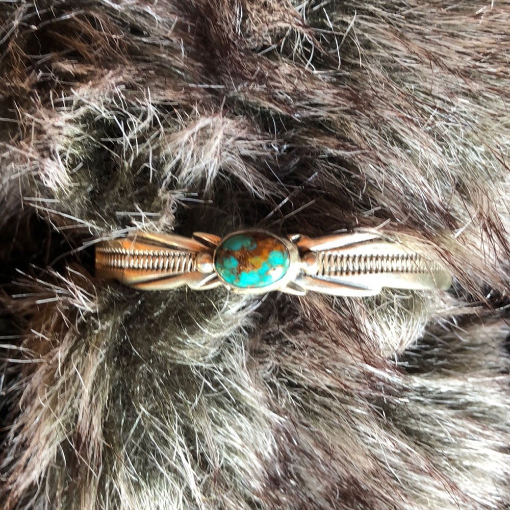 Turquoise sterling bracelet